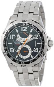 Orient Men's CFM00001B Power Reserve Semi-Skeleton Black Automatic Watch