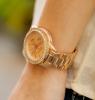 WRISTOLOGY Alex Womens Chunky Rose Gold Metal Boyfriend Watch with Crystals