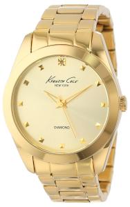 Kenneth Cole New York Women's KC4949 Rock Out Yellow Gold Dial Diamond Dial Bracelet Watch