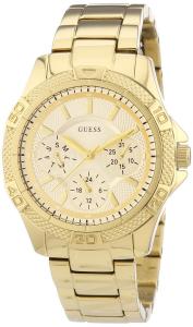GUESS W0235L5 Dynamic Women's Mid-Size Multi Function Gold-Tone Sport Watch