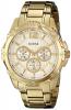 GUESS Women's U0232L2 Active Sport Gold-Tone Mid-Size Watch
