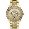 GUESS Women's W0111L2 Sparkling Hi-Energy Mid-Size Gold-Tone Watch