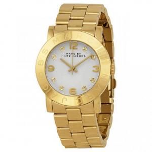 Đồng hồ Marc Jacobs Amy White Dial Gold-Tone Stainless Steel Ladies Watch