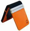 Fruwt Twist 2-in-1 Premium Leather Case for iPod nano 3G (Black and Orange)