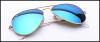 Original Ray Ban Aviator Sunglasses RB3025 112-17 Matte Gold Frame Blue Mirror Lenses (58mm)