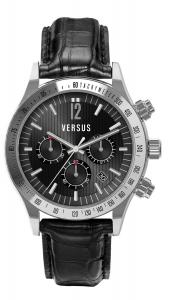 Versus by Versace Men's SGC050012 Cosmopolitan Round Stainless Steel Black Dial Chronograph Watch