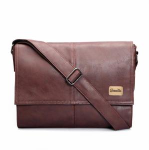 Good&god Vintage Pu Leather Men Business Briefcase Laptop Messenger Bag