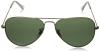 Ray-Ban RB3025 Aviator Sunglasses 58mm Gold Frame Green Polarized Lens