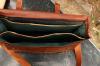 Handmadecraft Classic Leather Messenger Satchel Laptop Leather Briefcase Bag Leather Messenger Bag