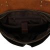 Hynes Eagle Men's Vintage Cool Leisure Business Canvas Genuine Leather Laptop Messenger Handbag/Briefcase