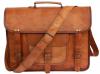 Leather Bags Now 15'' Unisex Genuine Leather Messenger Laptop Bag Satchel *RPH*