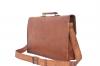 Vintage Leather Laptop Bag 15" Messenger Handmade Eco-friendly By Rustic Town