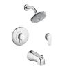 Hansgrohe 04465000 Focus S Shower System Combo, Chrome, 4-Pack