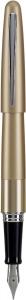 Pilot Metropolitan Collection Fountain Pen, Gold Barrel, Classic Design, Fine Nib, Black Ink (91112)