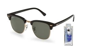 Ray Ban RB3016 Clubmaster Sunglasses Bundle - 2 Items