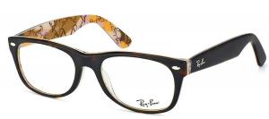 Ray Ban New Wayfarer Eyeglasses RX 5184 5409 Top Matte Havana on Text Camoflouge