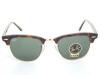 Ray-Ban RB 3016 W0366 Clubmaster Mock Tortoise / Green Crystal Lens