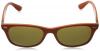 Ray-Ban Unisex Adult Liteforce Rounded Wayfarer Sunglasses in Matte Orange RB4207 609773 52