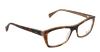 Ray-Ban Women's Rx5255 Square Eyeglasses,Top Havana & Transparen Beige,51 mm