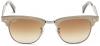 Ray-Ban Aluminum Clubmaster RB 3507 139/85 Brushed Bronze / Brown Gradient Lens