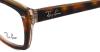 Ray-Ban Women's Rx5255 Square Eyeglasses,Top Havana & Transparen Beige,51 mm