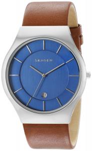 Skagen Men's SKW6160 Grenen Analog Display Analog Quartz Brown Watch