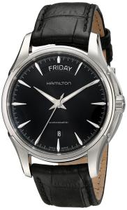 Hamilton Men's HML-H32505731 Jazzmaster Analog Display Swiss Automatic Black Watch