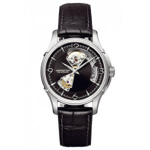 Hamilton Jazzmaster Automatic Silver Dial Black Leather Mens Watch H32505751