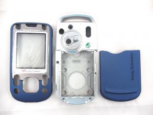 Vỏ điện thoại Sony Ericsson W550i W600 W600i Fascia Housing Caller ID Lenses Battery Door Blue