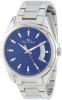 Lucien Piccard Men's 98660-33 Excalibur Blue Textured Dial Stainless Steel Watch