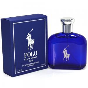 Polo Blue by Ralph Lauren for Men, Eau De Toilette Natural Spray, 4.2 Ounce