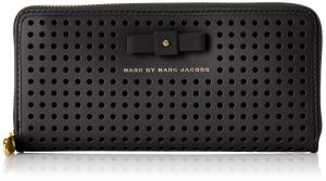 Marc by Marc Jacobs Sophisticato Bow Perf Slim Zip Around Small Good Wallet