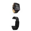 Combo Pebble Steel Smart Watch for iPhone and Android Devices- Black Matte with Steel Matte Black band