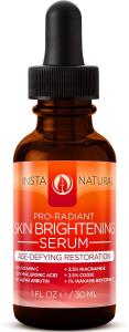 InstaNatural Vitamin C 25% Face Serum With Hyaluronic Acid 20%, Niacinamide, CoQ10 & More - Anti Aging & Skin Brightening Serum & Moisturizer - Reduces Wrinkles, Acne, Blemishes & Fine Lines - 1 OZ