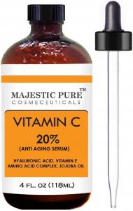 Majestic Pure Vitamin C Serum, Antioxidant, 4 Oz