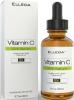 Elleda Organic Vitamin C Serum for Face - 30 ml - 20% Vitamin C with Hyaluronic Acid