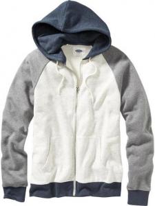 Áo khoác Men's Color-Block Zip-Front Hoodies