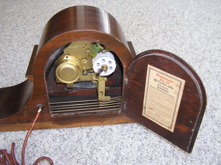 Đồng hồ ANTIQUE VINTAGE SESSIONS WESTMINSTER CHIME ELECTRIC MANTLE