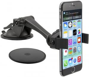 Arkon Windshield or Dash Smartphone Car Mount for Apple iPhone 6S 6 Plus iPhone 6S 6 5 5S Samsung Galaxy S6 S5 Note 5 4 LG G3
