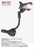 Alpatronix MX101 Universal Car Cradle Dock Station / Mount / Adapter with 2 USB Rapid Chargers / Power Outlet and 360° Degree Rotating Gooseneck Holder for Apple iPhone 6, 6 Plus, 5S, 5C, 5, 4S, 4 / Samsung Galaxy S5, S4, S3, S2, Note 4, Note 3, Note 