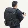Evecase Extra Large DSLR Camera/Laptop Travel Backpack Gadget Bag w/ Rain Cover for Nikon SLR Series Digital Cameras- Black