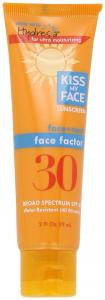 Kiss My Face Face Factor Sun Screen for Face and Neck, SPF 30, 2 Ounce Tube