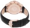 Alexander Heroic Macedon Silver Dial Black Leather Strap Rose Gold Plated Swiss Mid-size Watch A111-06