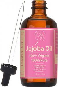 Leven Rose Jojoba Oil, Organic 100% Pure Cold Pressed Unrefined Natural - 4 oz