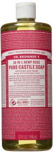 Rose Castile Liquid Soap - 32 oz.