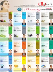 Dermal Korea Collagen Essence Full Face Facial Mask Sheet - Combo Pack (16 Pack)