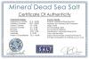 Dead Sea Mineral Bath Salt Variety 3 Pack: Pure Dead Sea Salt, Lavender Dead Sea Salt and Eucalyptus Dead Sea Salt (1.75lb bag of each)