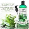 ArtNaturals Aloe Vera Gel for Face, Hair & Body - Certified Organic, 100% Pure Natural & Cold Pressed 12 Oz - For Sun Burn, Eczema, Bug or Insect Bites, Dry Damaged Ageing skin, Razor Bumps and Acne