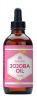 Leven Rose Jojoba Oil, Organic 100% Pure Cold Pressed Unrefined Natural - 4 oz