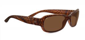 Serengeti Chloe Sunglasses, Shiny Honey Stripe Tortoise Frame, Polarized Drivers Lens